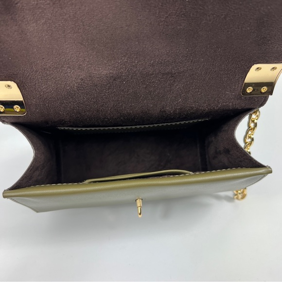 Michael Kors Olive Green Convertible Crossbody Shoulder Chain Bag NWT - Picture 8 of 14